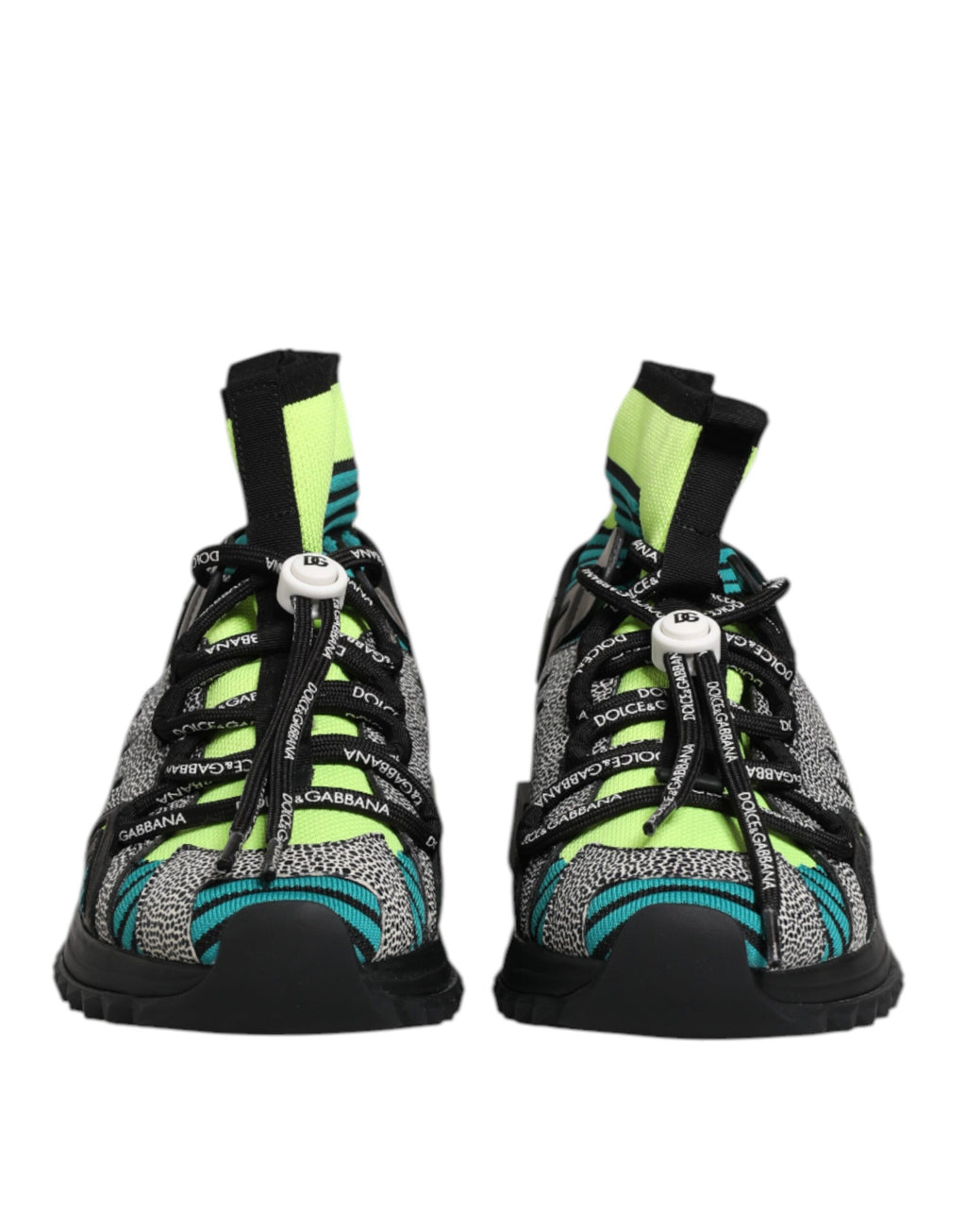 Chaussettes multicolores Dolce & Gabbana Sorrento pour hommes, conçues pour accompagner des sneakers ou des chaussures élégantes.