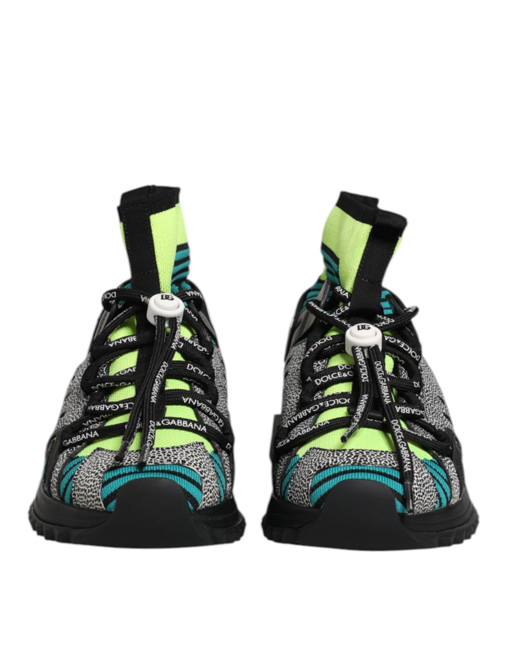 Chaussettes multicolores Dolce & Gabbana Sorrento pour hommes, conçues pour accompagner des sneakers ou des chaussures élégantes.