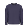 Pull en laine bleue pour homme de Guess Jeans, pull-over confortable avec logo Guess visible sur la poitrine.