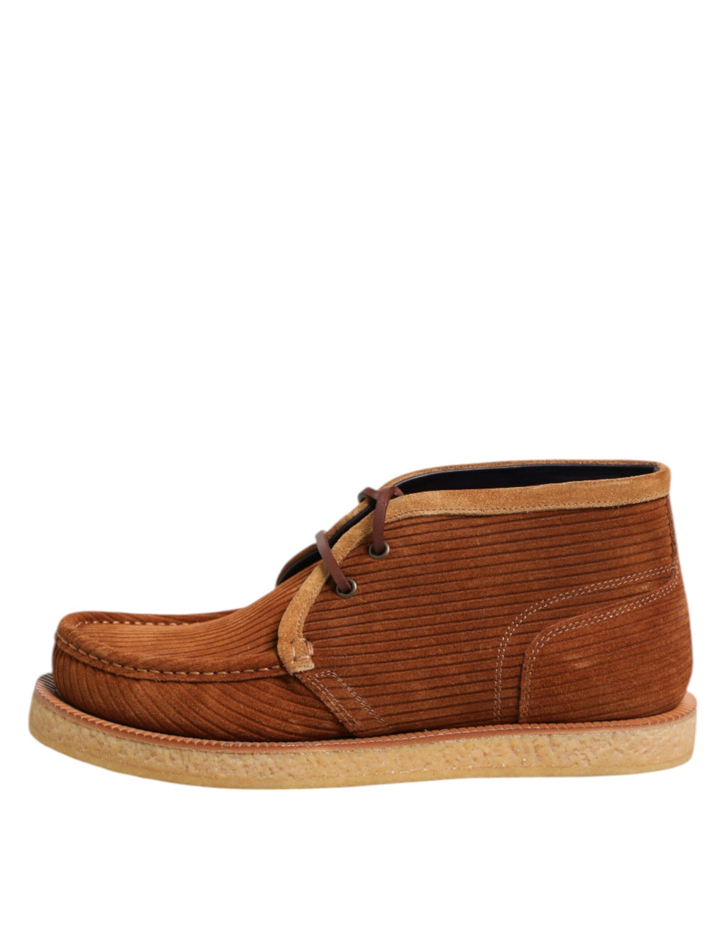 Chaussures Bottines en daim nubuck marron Dolce & Gabbana pour desert, ankle, style élégant et tendance visible sur l'image.