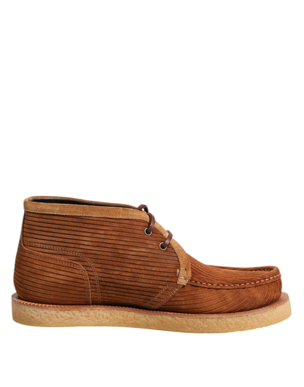 Chaussures bottines desert en daim nubuck marron Dolce & Gabbana, ankle, style élégant et sophistiqué.