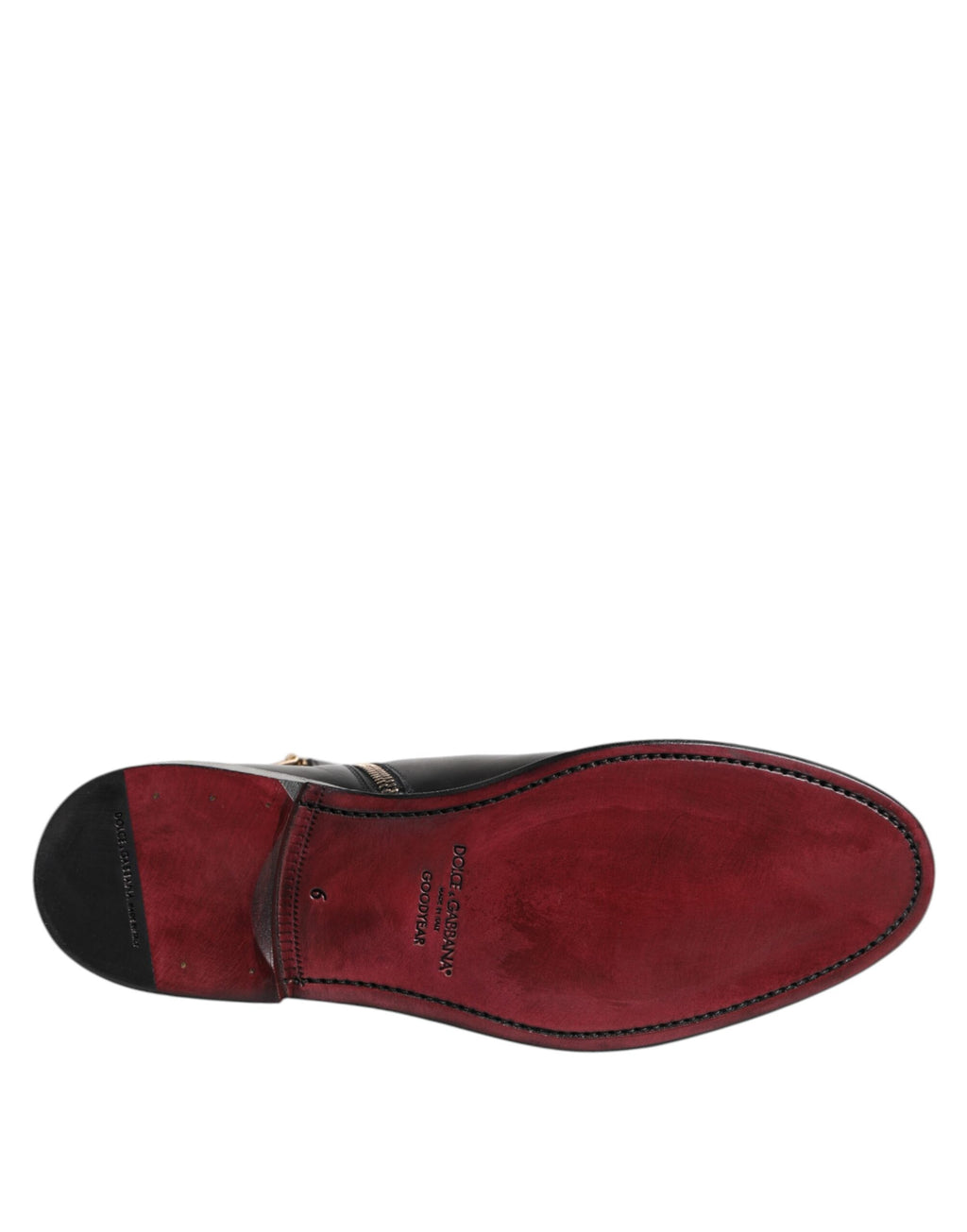 Bottes en cuir noir Dolce & Gabbana Chelsea mi-mollet, style élégant et moderne, chaussures en cuir noir pour femmes.