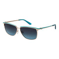Lunettes de soleil en métal doré Guess, design élégant avec monture fine et verres teintés pour un style sophistiqué.