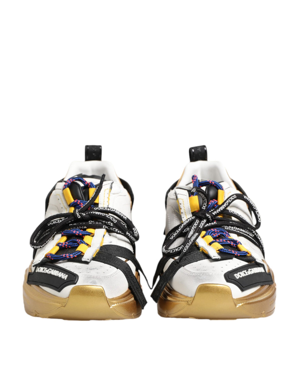 Chaussures basses Daymaster multicolores de Dolce & Gabbana, sneakers tendance avec design coloré et détails stylés.