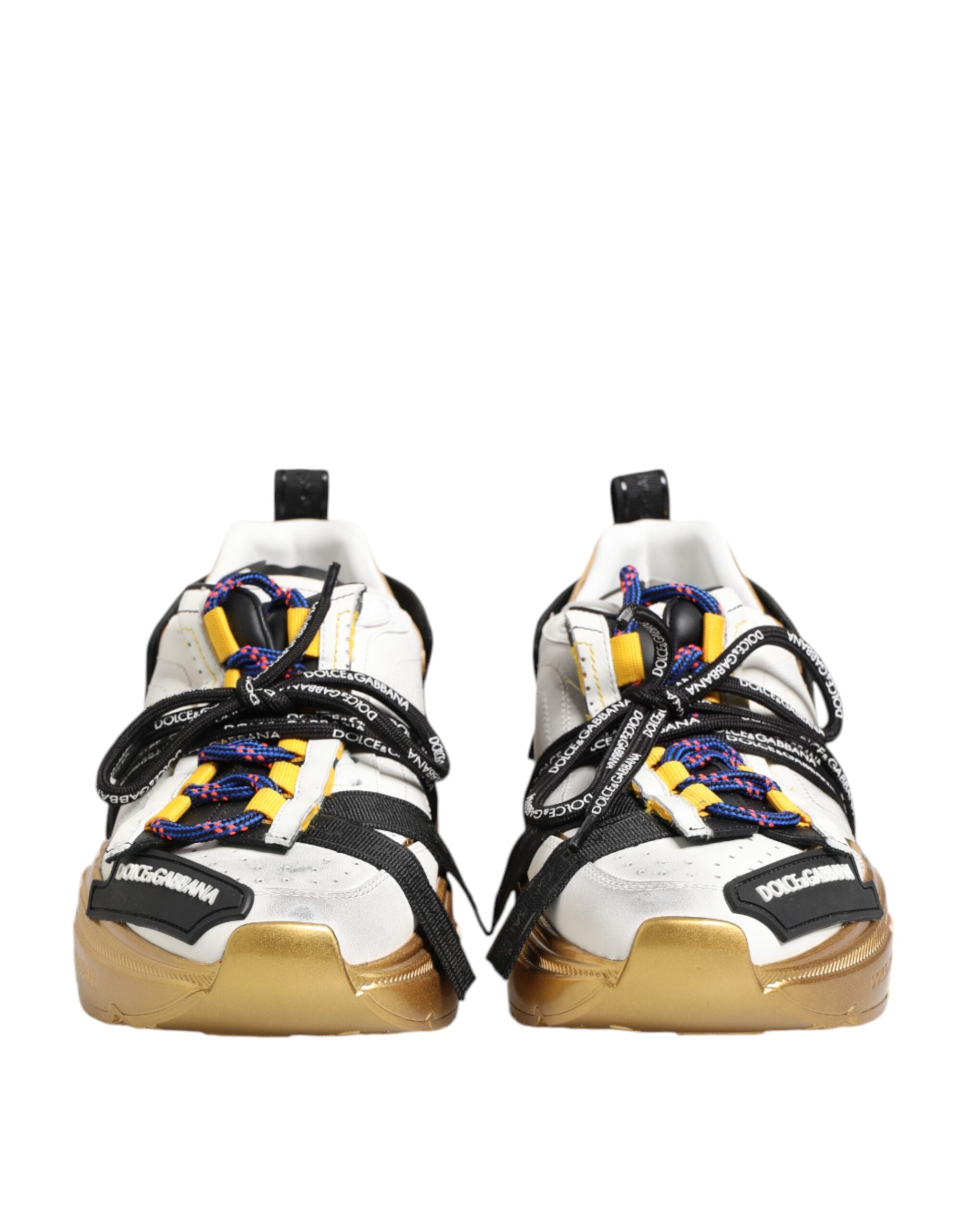 Chaussures basses Daymaster multicolores de Dolce & Gabbana, sneakers tendance avec design coloré et détails stylés.