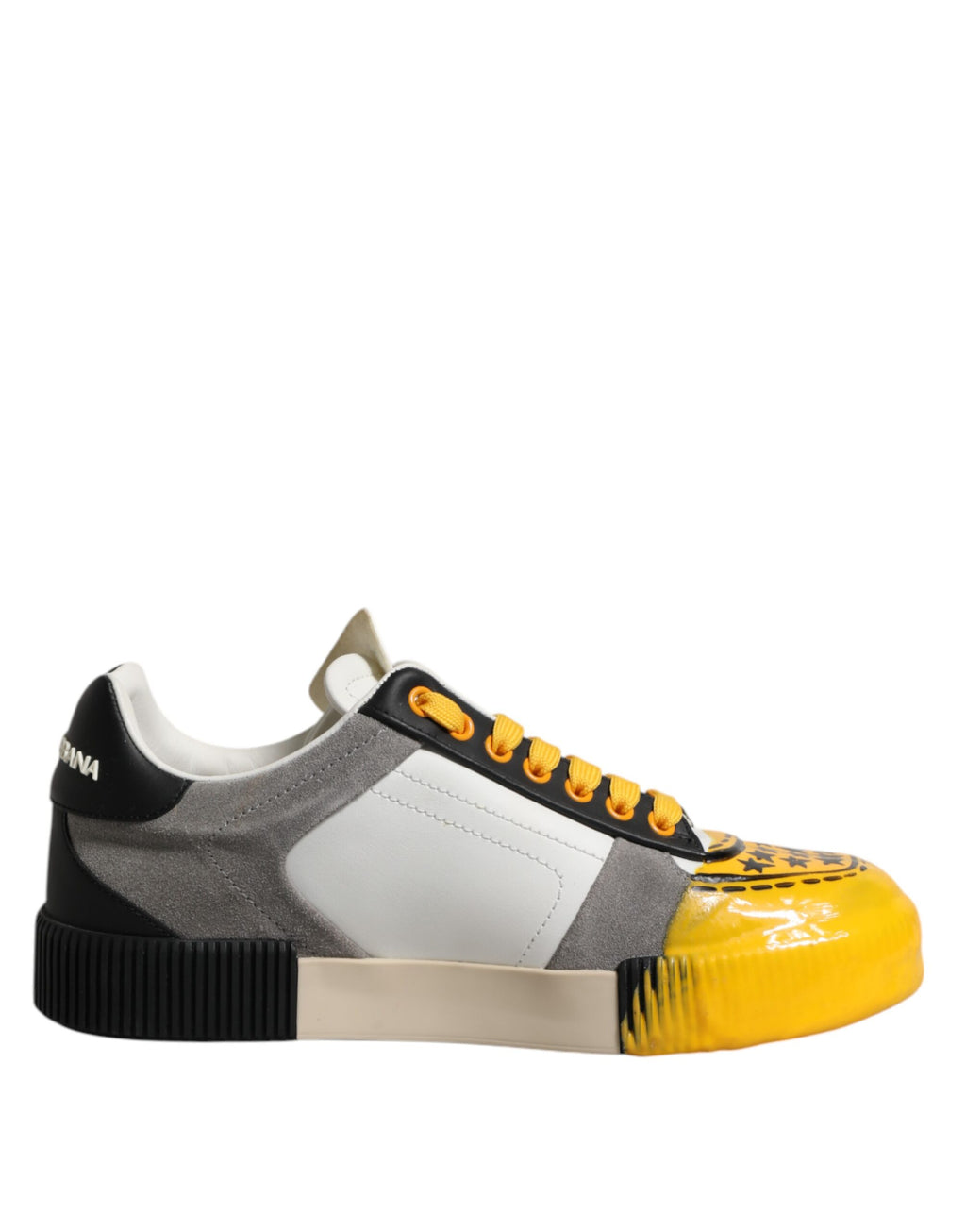 Chaussures sneakers basses multicolores Dolce & Gabbana Miami pour homme, design élégant et tendance.