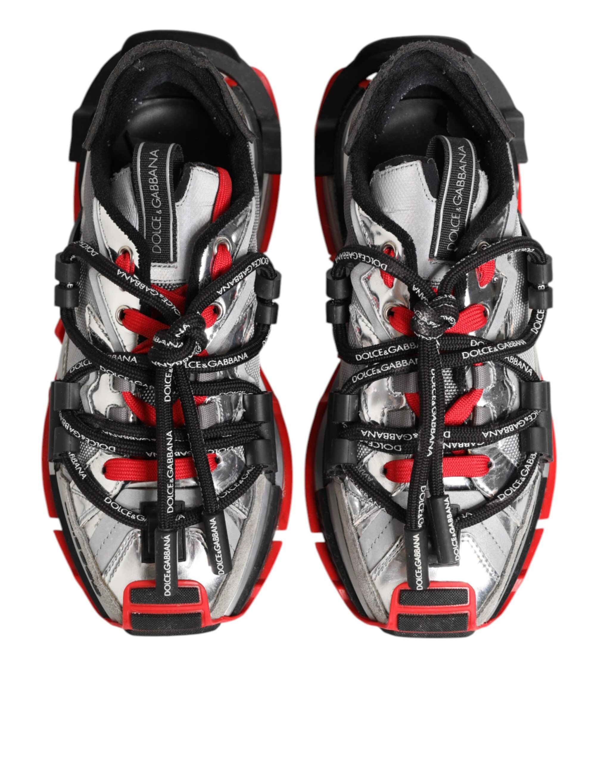 Baskets basses multicolores Dolce & Gabbana Space pour hommes, chaussures de mode avec design vibrant et détails colorés visibles.