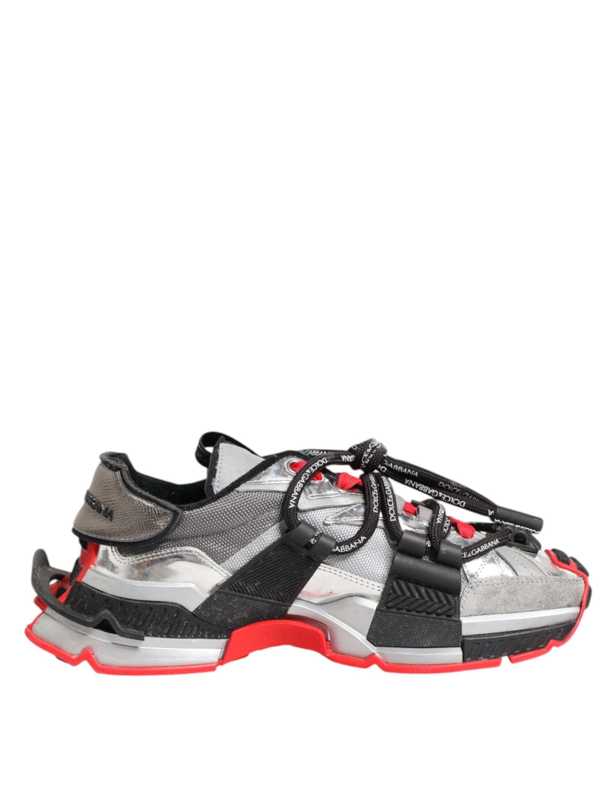 Chaussures sneakers homme Dolce & Gabbana SPACE multicolores en toile avec semelle blanche et design moderne.