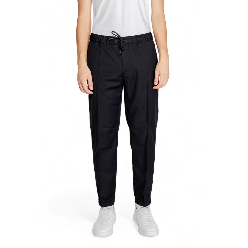 Armani Exchange Schwarze Freizeithose aus Polyester