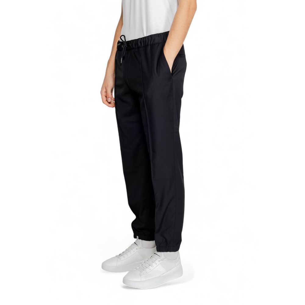 Armani Exchange Schwarze Freizeithose aus Polyester