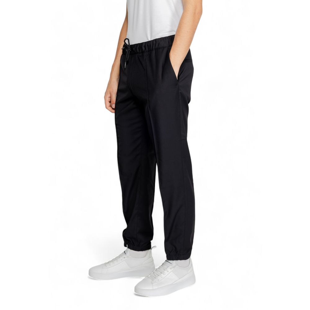 Armani Exchange Schwarze Freizeithose aus Polyester