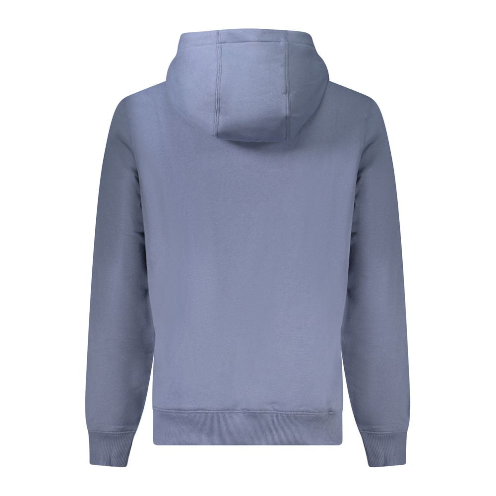 Sweatshirt en coton bleu pour homme de la marque Tommy Hilfiger, col rond et logo discret sur la poitrine.