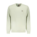 Sweatshirt en coton vert pour homme de Tommy Hilfiger, coupe décontractée et logo signature visible sur le devant.