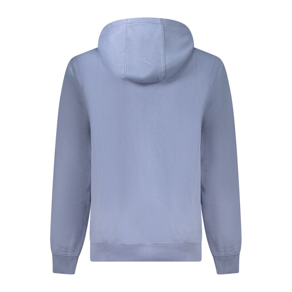 Sweat-shirt en coton bleu pour homme de Tommy Hilfiger, image montrant le design et la coupe du vêtement.