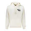 Sweat-shirt blanc en coton pour homme de la marque Tommy Hilfiger, avec logo discret sur la poitrine.