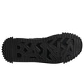Chaussures sneakers basses noires Dolce & Gabbana avec logo, lacets en dentelle, design élégant et moderne.