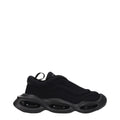 Sneakers chunky en tissu noir de Dolce & Gabbana, chaussures de sport à la mode avec semelle épaisse et design tendance
