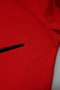 T-shirt à manches courtes en coton rouge Dolce & Gabbana, col rond, style décontracté et élégant.
