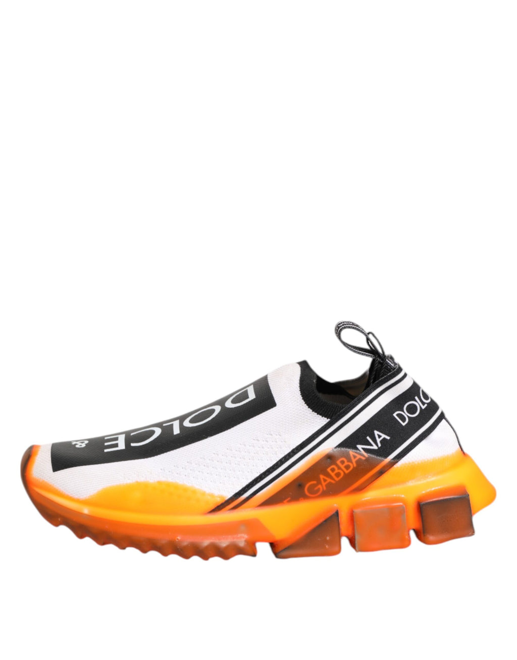 Chaussures sneakers basses blanches Dolce & Gabbana Sorrento Slip On, style décontracté et confortable.