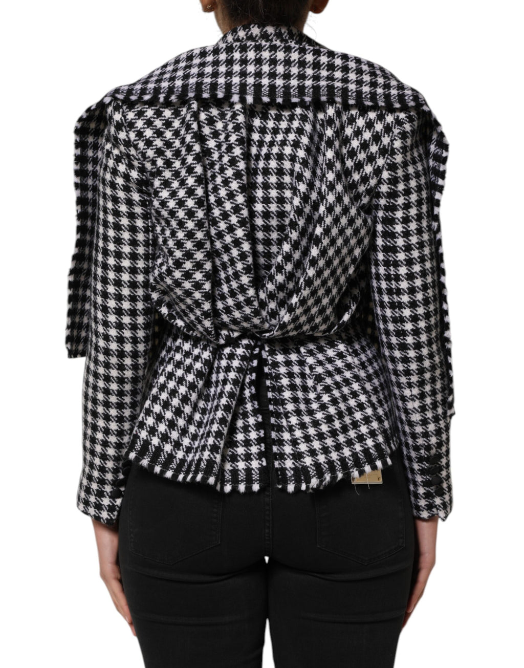Veste en laine multicolore à motif monochrome Dolce & Gabbana, style élégant et tendance avec design coloré.