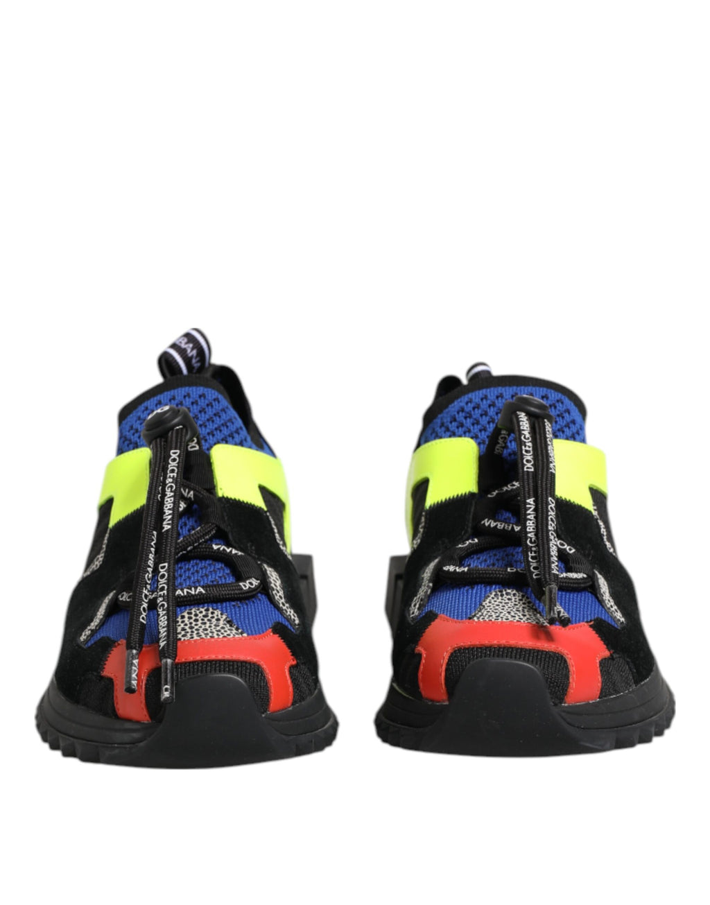 Chaussures de trekking Dolce & Gabbana Sorrento multicolores, baskets de sport élégantes pour hommes.