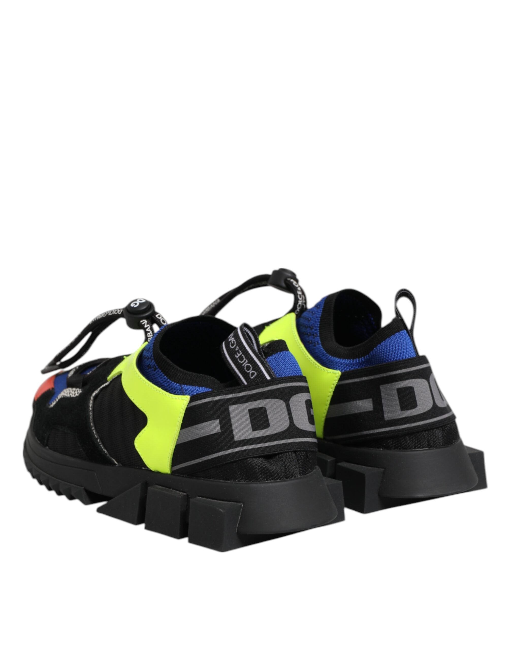 Chaussures de trekking Dolce & Gabbana Sorrento multicolores, baskets de marche tendance avec semelle robuste et design coloré.