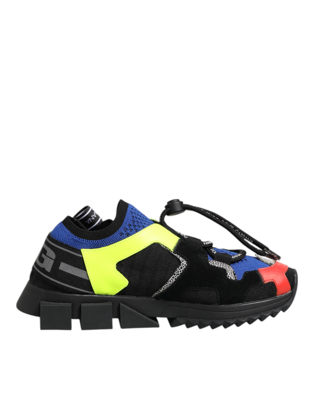 Chaussures de randonnée Dolce & Gabbana Sorrento multicolores avec détails colorés et semelle robuste.