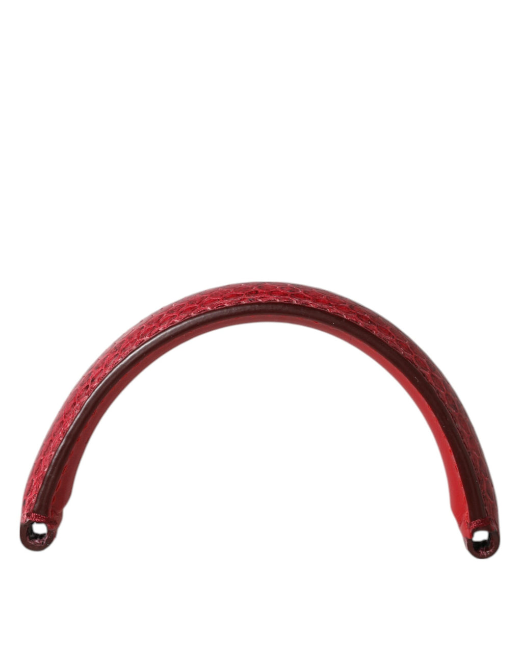 Poignée de sac en cuir rouge Dolce & Gabbana pour sac à main femme avec bandoulière et détails élégants.