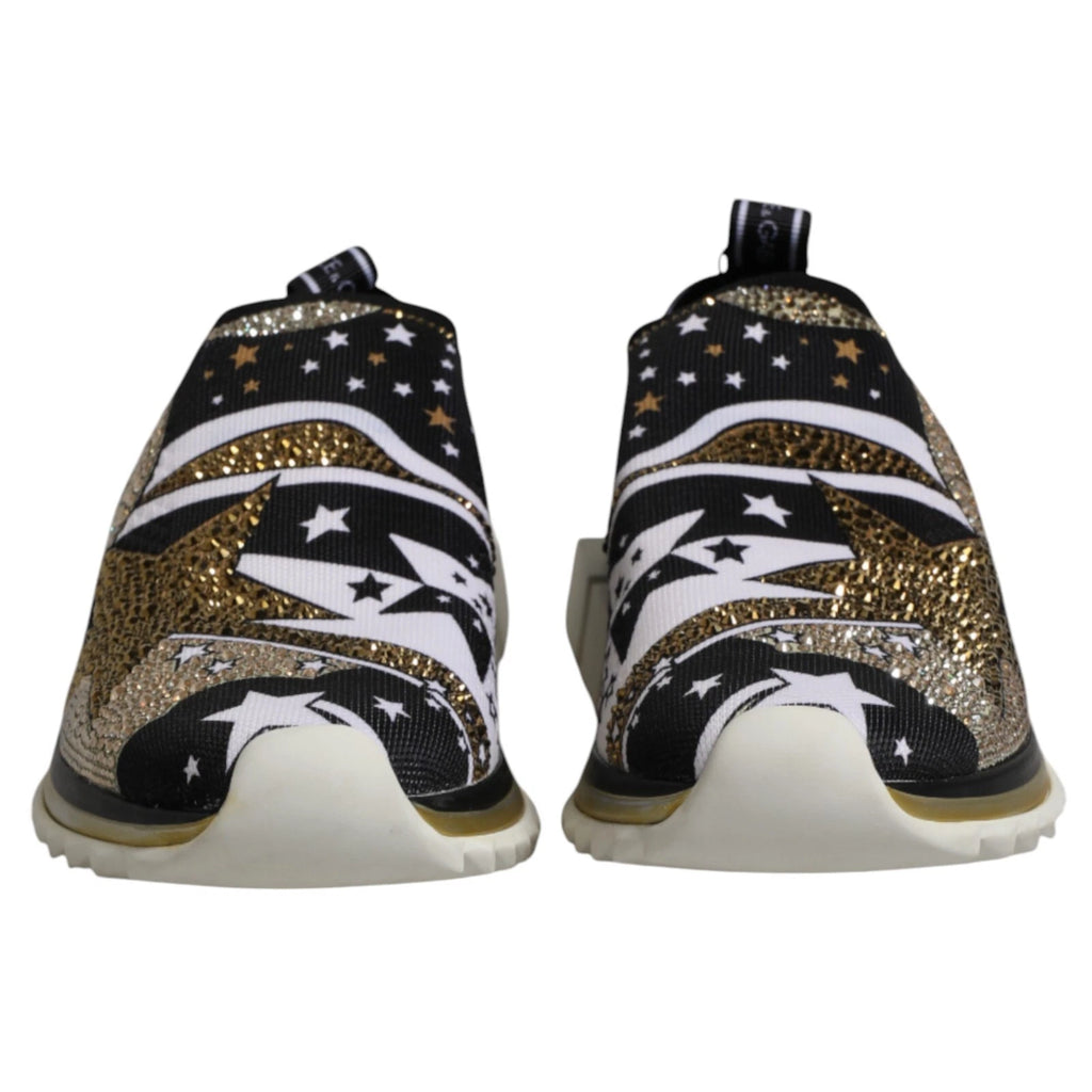 Chaussures basses multicolores Dolce & Gabbana Sorrento, baskets tendance pour homme ou femme, en toile avec détails colorés.