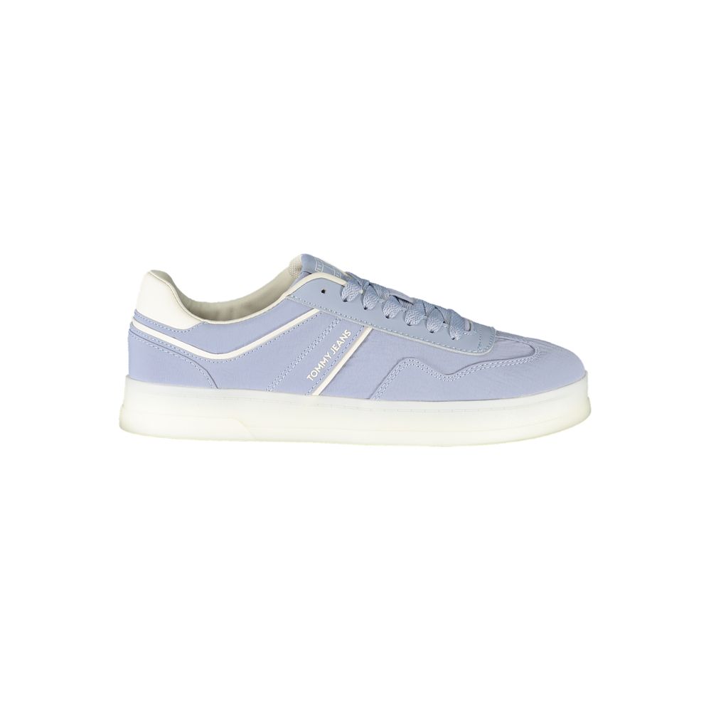 Sneakers pour femmes Tommy Hilfiger Azzurro en polyuréthane, élégantes et modernes, visibles en détail sur la chaussure.