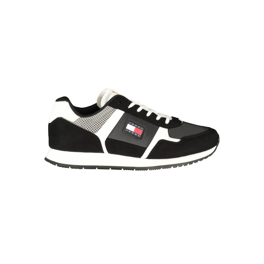 Tommy Hilfiger Schwarzer Polyurethan Herren Sneaker