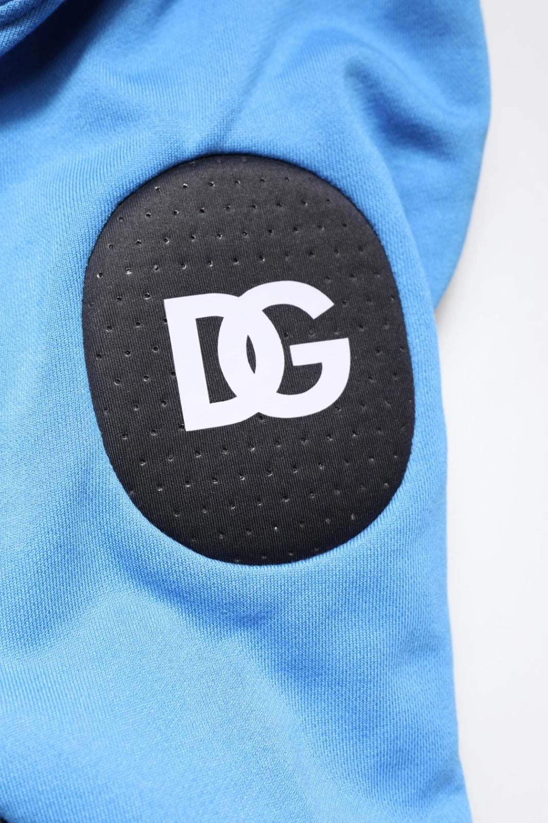 Sweet à capuche en coton bleu de Dolce & Gabbana pour homme, veste décontractée, taille unique, vêtements de sport élégants.