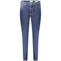 Jeans pour femmes Guess Jeans en coton bleu, coupe classique, visibles en détail sur l'image 8865875