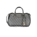 Guess Jeans Nero Polyurethan Damenhandtasche