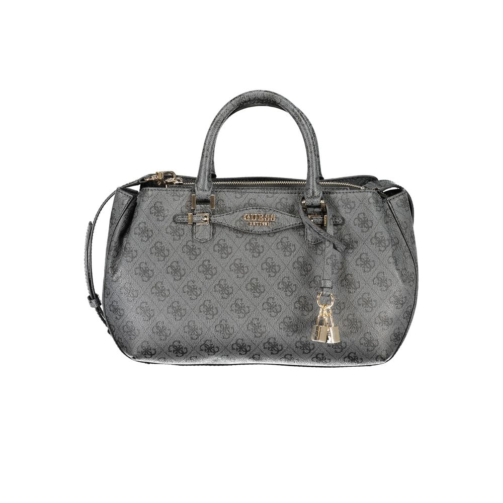 Guess Jeans Nero Polyurethan Damenhandtasche