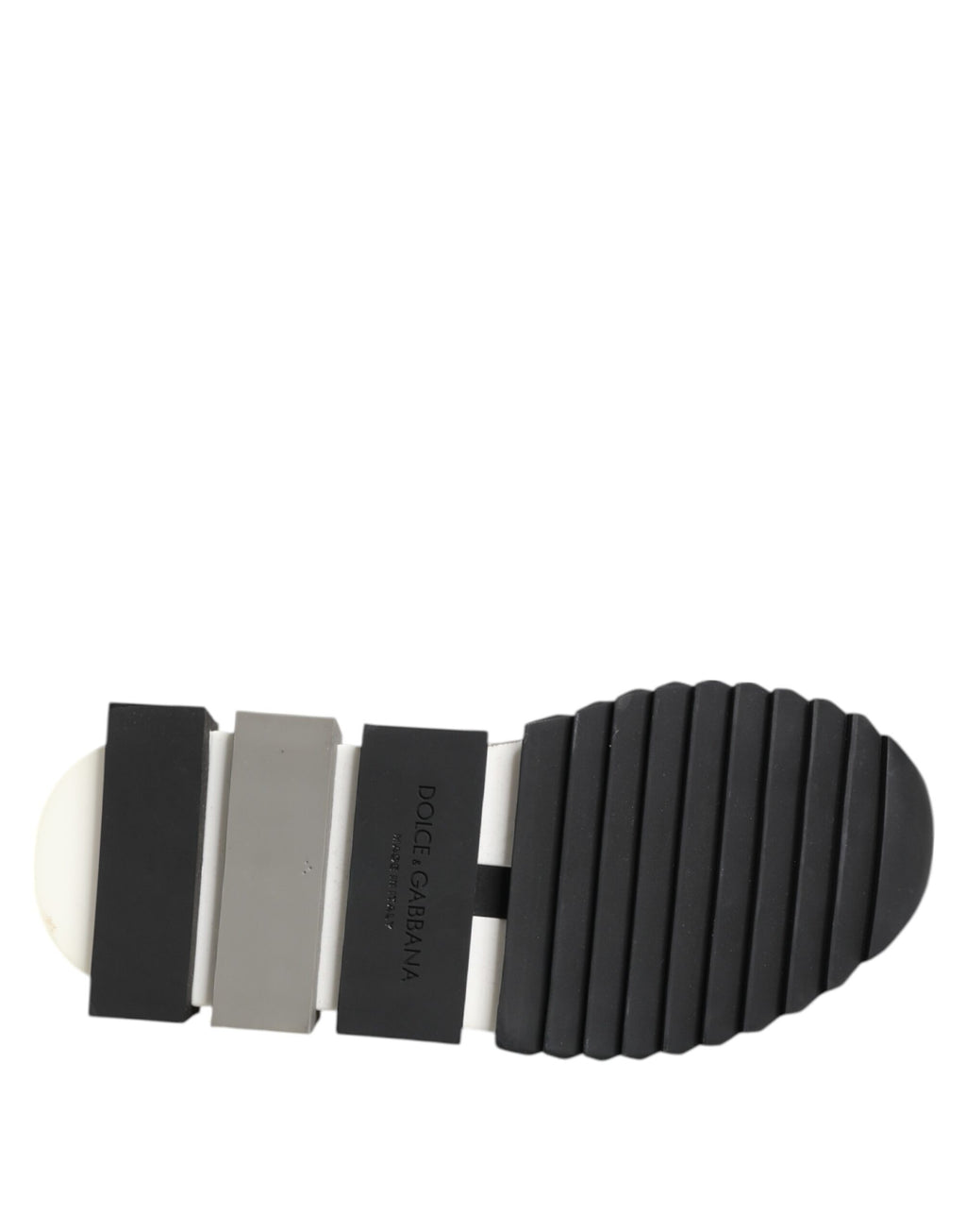 Chaussures Dolce & Gabbana Sorrento en noir et blanc, sneakers slip-on élégants avec design moderne pour homme.