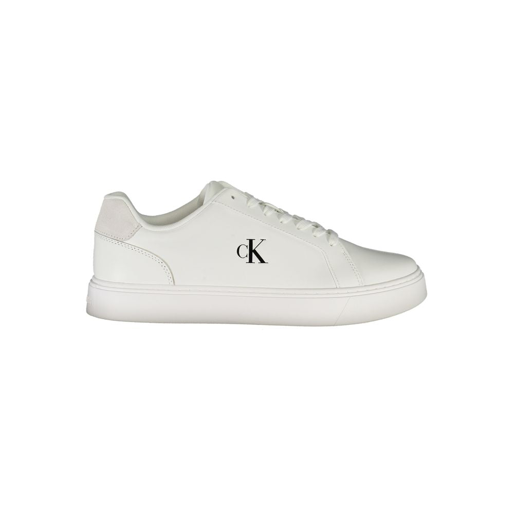 Calvin Klein Bianco Polyurethan Herren-Sneaker