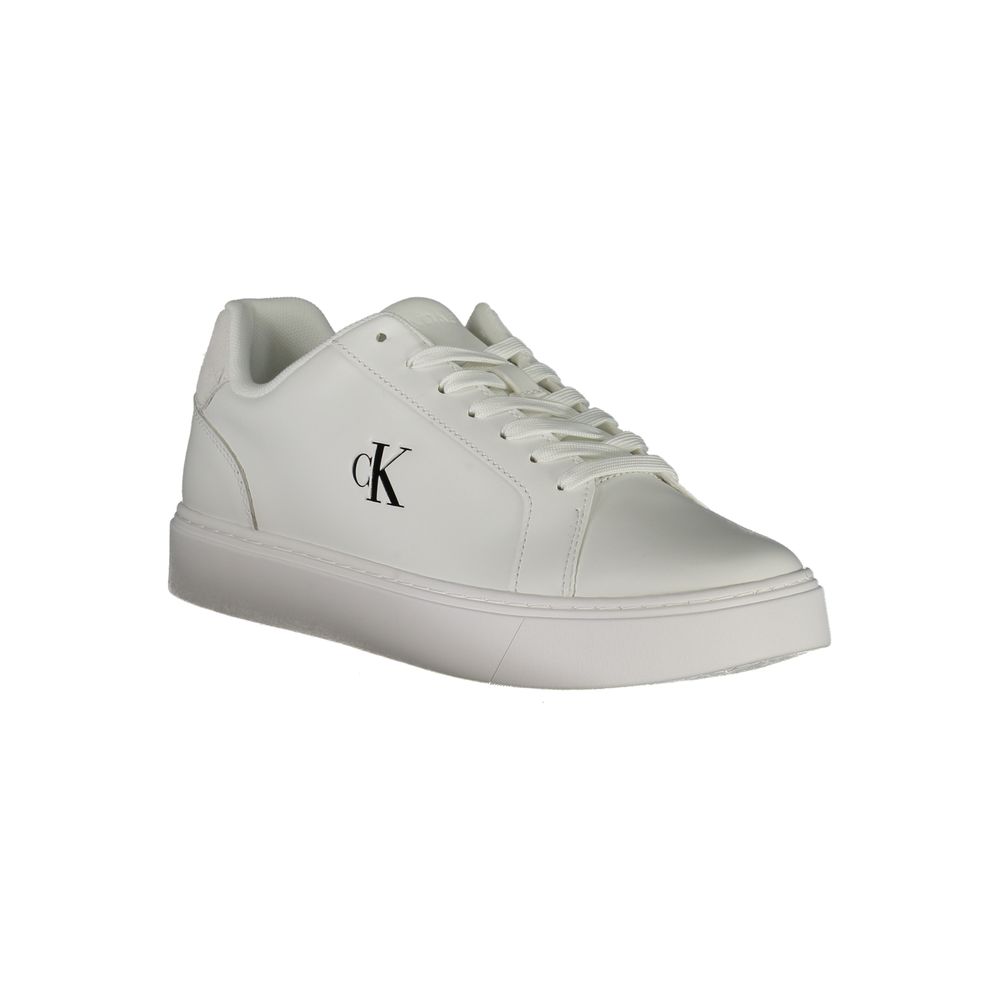 Calvin Klein Bianco Polyurethan Herren-Sneaker