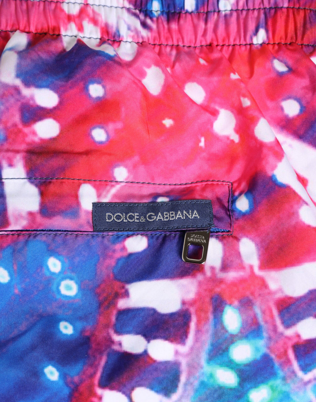 Shorts de bain en polyester Dolce & Gabbana à imprimé néon multicolore, parfaits pour la plage ou la piscine.
