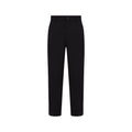 Pantalon chino Calvin Klein Jeans noir en coton recyclé, vue de face, décontracté et élégant pour homme.
