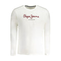 T-shirt blanc en coton pour homme de la marque Pepe Jeans, visible avec col rond et manches courtes.
