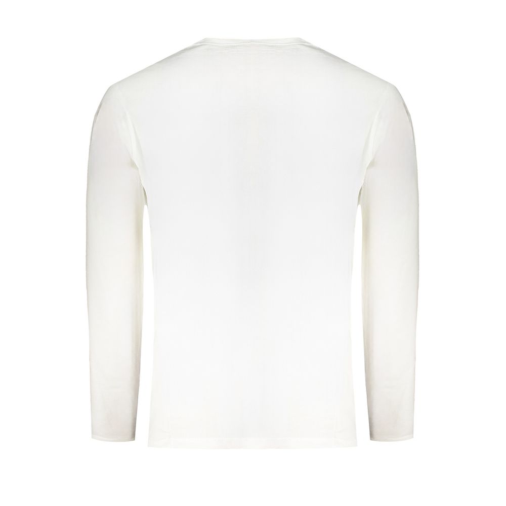 T-shirt blanc en coton pour homme de la marque Pepe Jeans, vue de face avec col rond et manches courtes.