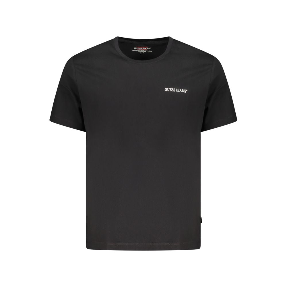 Guess Jeans Schwarzes Baumwoll Herren-T-Shirt