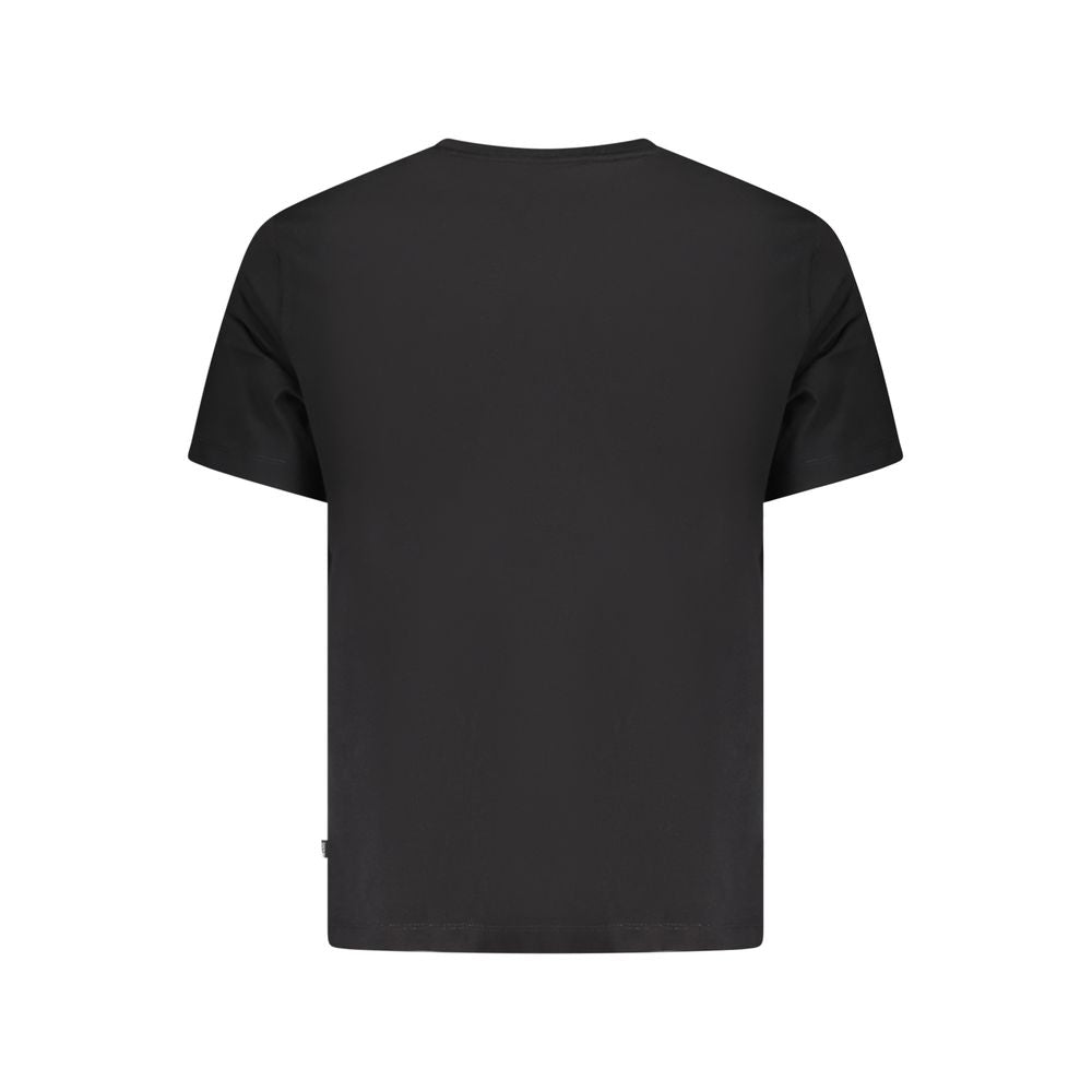 Guess Jeans Schwarzes Baumwoll Herren-T-Shirt