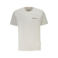 T-shirt blanc en coton pour homme de Guess Jeans, coupe classique avec logo Guess sur la poitrine.