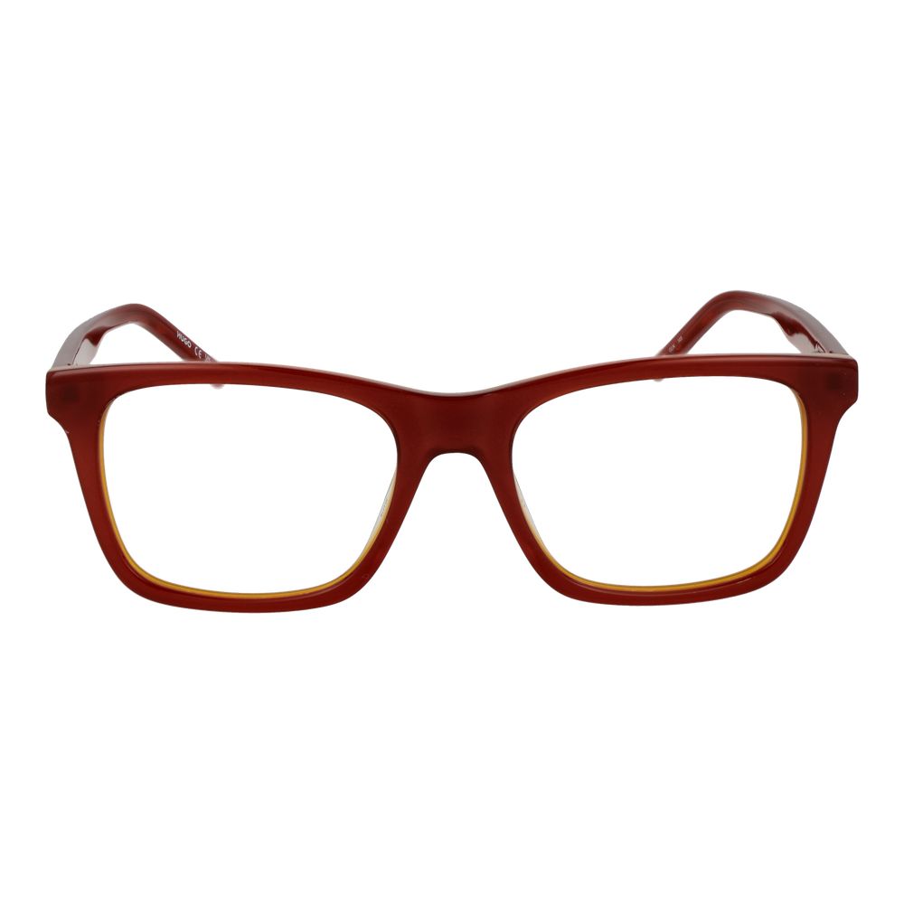 Lunettes en acétate marron de la marque Hugo Boss, monture élégante pour homme ou femme.
