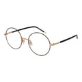 Lunettes de vue en acier inoxydable noir de la marque Hugo Boss, monture élégante pour homme.