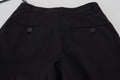 Pantalon noir Dolce & Gabbana taille haute skinny pour femme, coupe ajustée et élégante, en tissu fluide.
