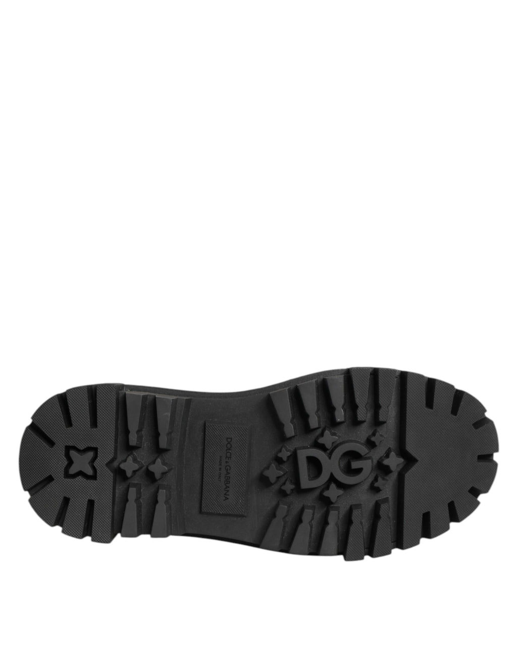 Chaussures derby en cuir noir Dolce & Gabbana avec cristaux et bijoux, élégantes et sophistiquées.