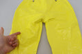 Pantalon slim taille haute jaune pour femmes de la marque Dolce & Gabbana, vue de face, en tissu léger et élégant.